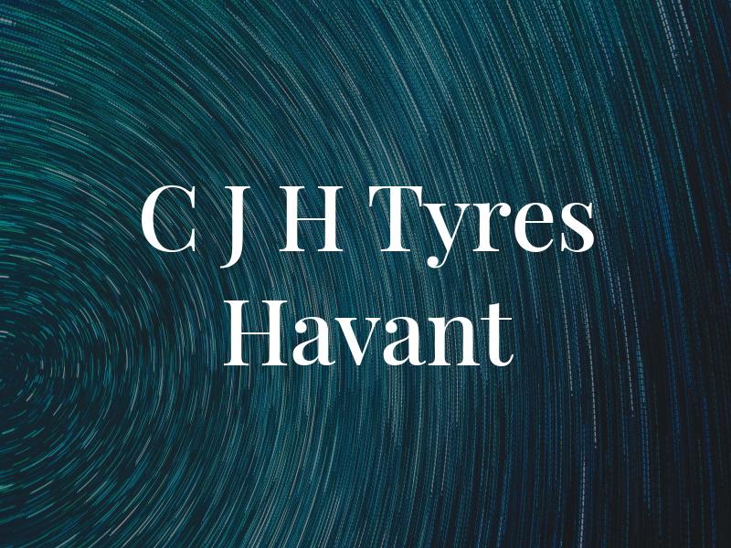 C J H Tyres Havant