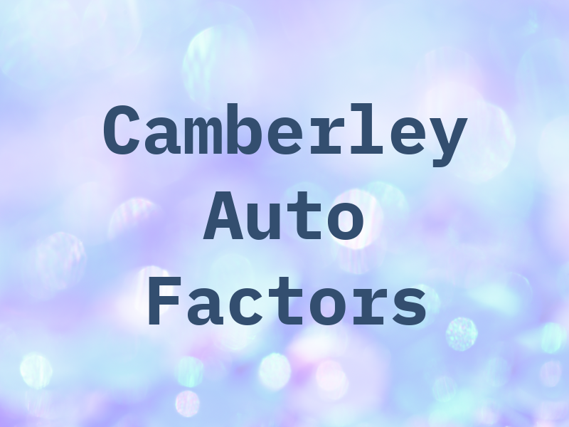 Camberley Auto Factors