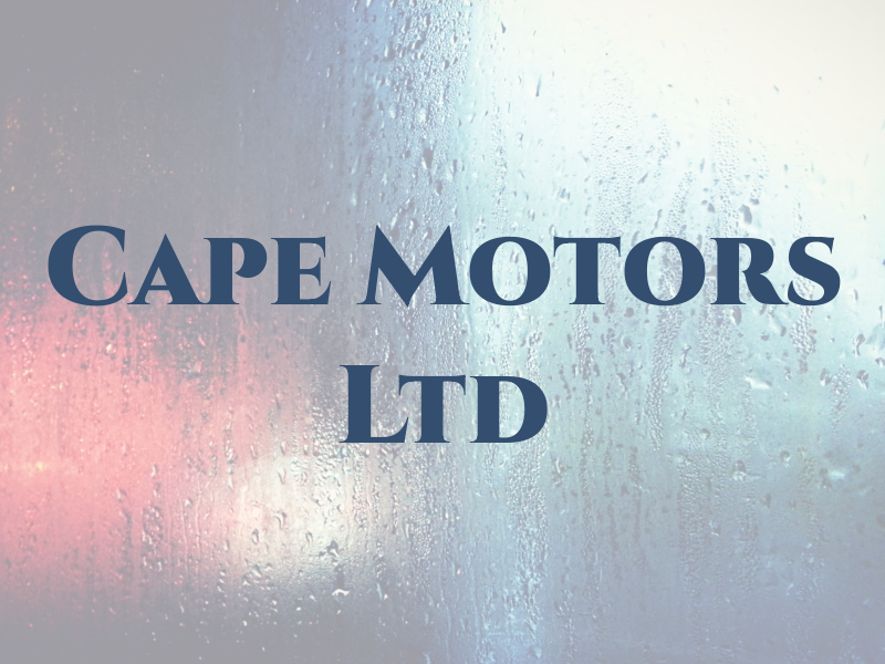 Cape Motors Ltd