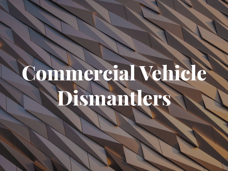 Car & Commercial Vehicle Dismantlers