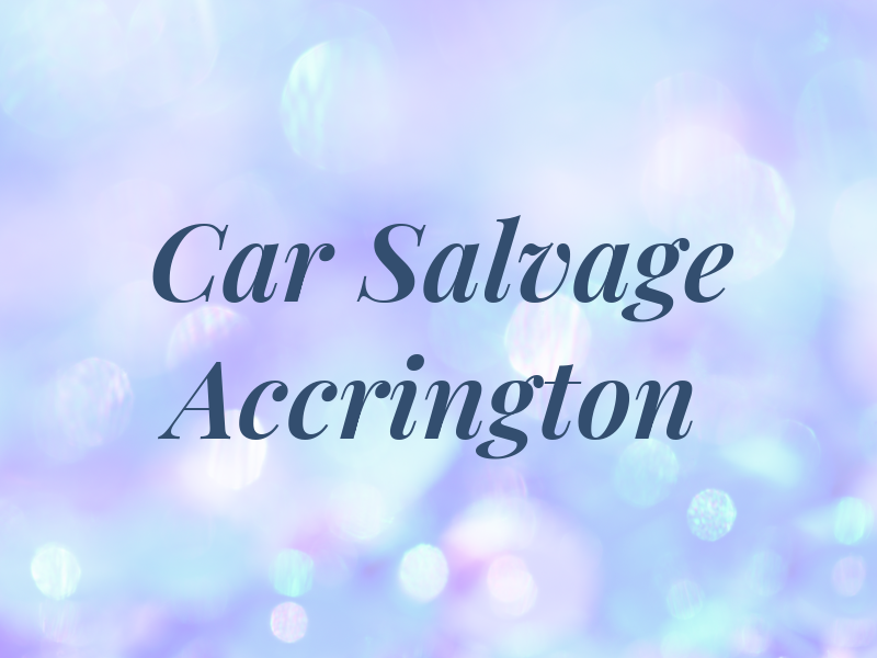 Car Salvage Accrington