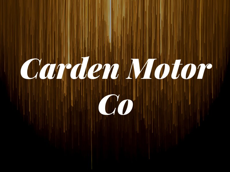 Carden Motor Co