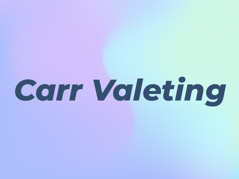 Carr Valeting