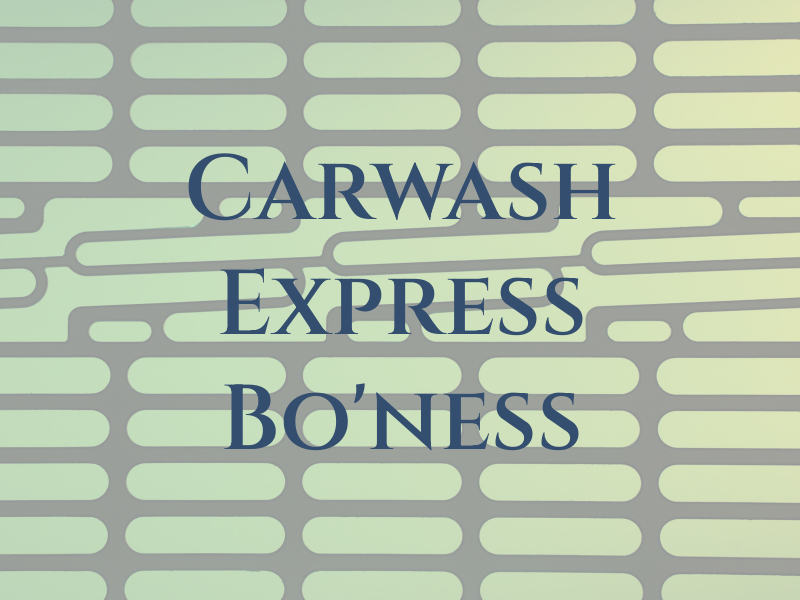 Carwash Express Bo'ness