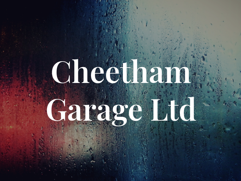 Cheetham Garage Ltd