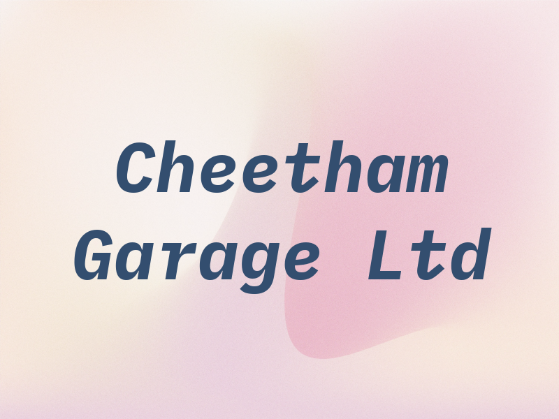 Cheetham Garage Ltd