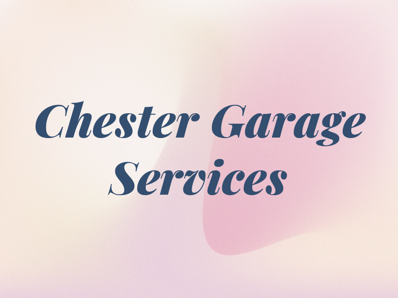 Chester AAA Garage Services