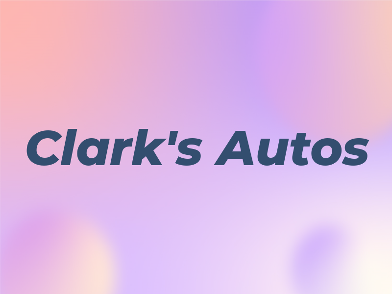 Clark's Autos