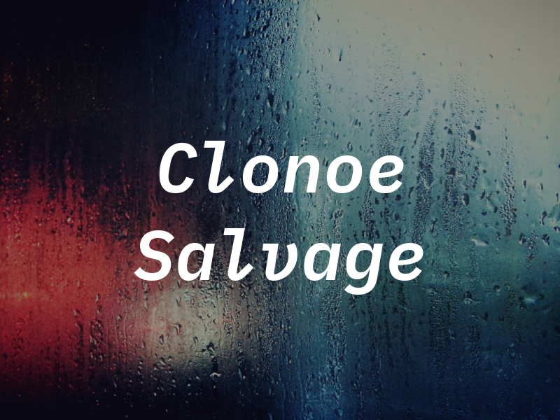 Clonoe Salvage