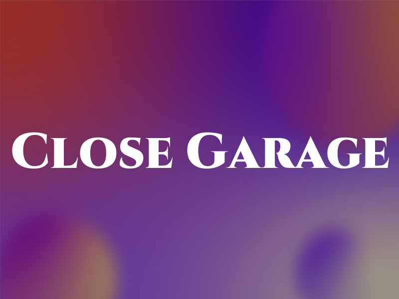 Close Garage