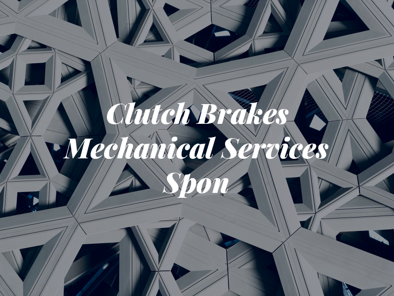 Clutch Brakes Mechanical Services Spon End