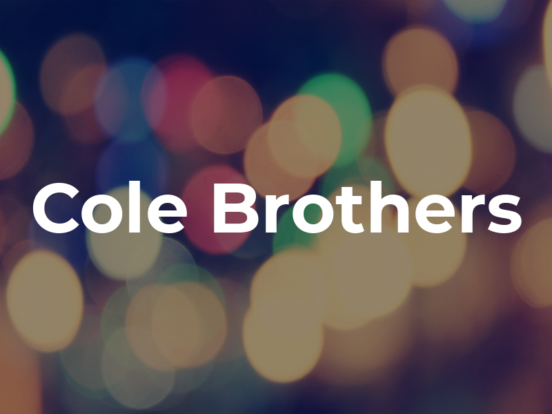 Cole Brothers