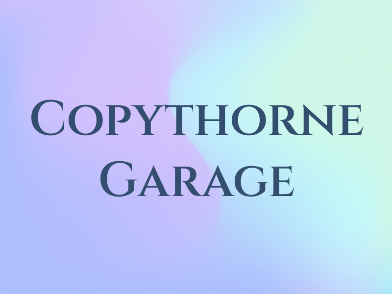 Copythorne Garage