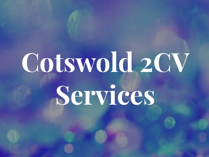 Cotswold 2CV Services