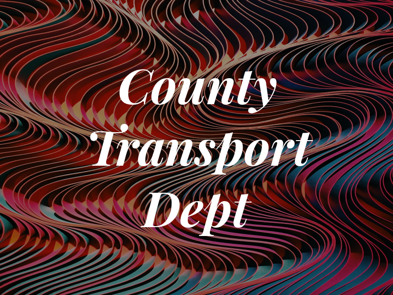 County Transport Dept