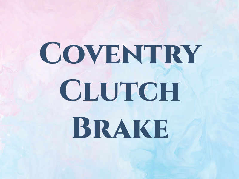 Coventry Clutch and Brake