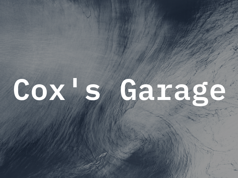 Cox's Garage