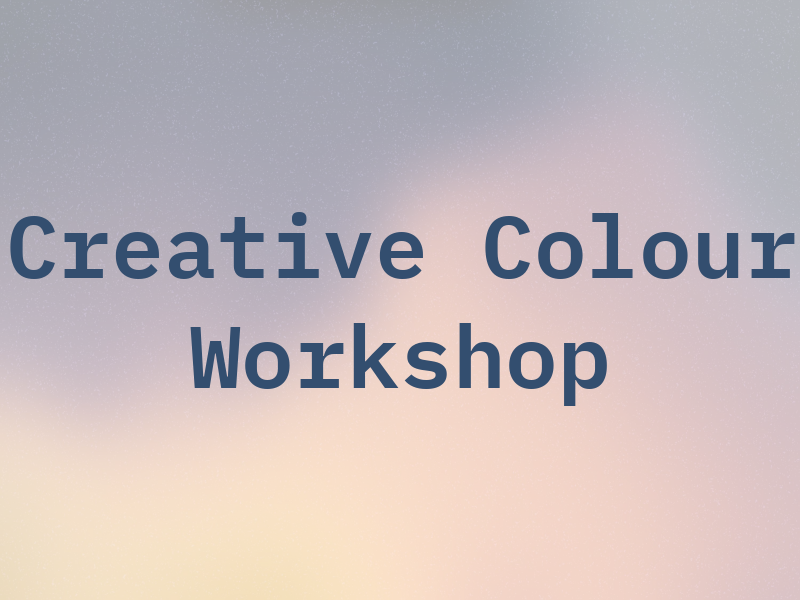 Creative Colour Workshop