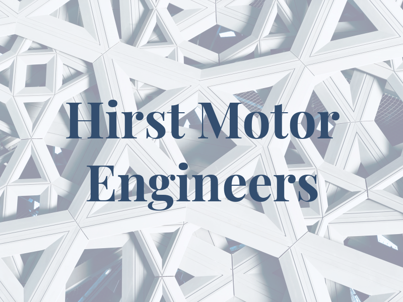 D J Hirst Motor Engineers