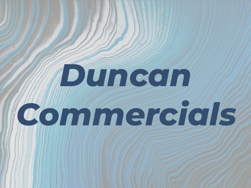 Duncan Commercials