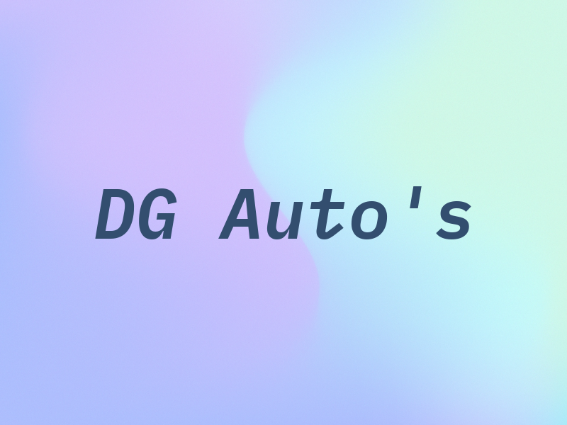 DG Auto's