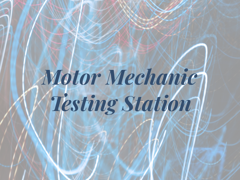 DSG Motor Mechanic and MOT Testing Station