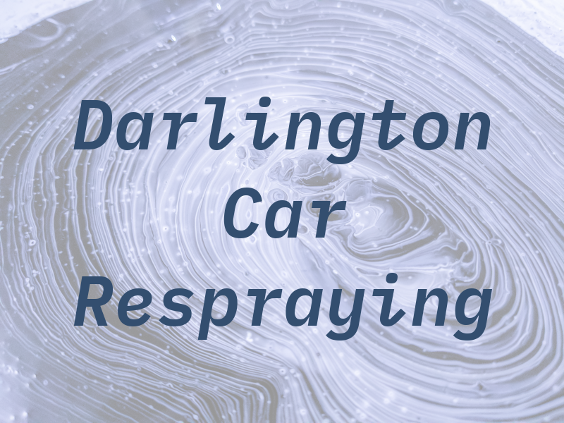 Darlington Car Respraying
