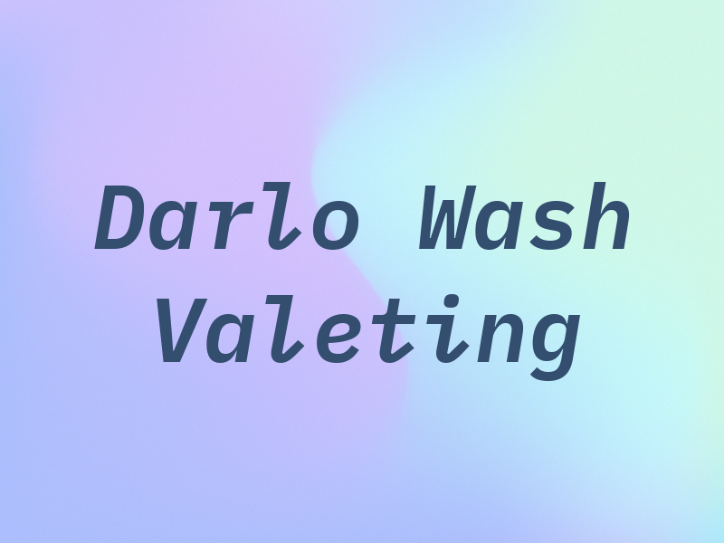 Darlo Car Wash and Valeting