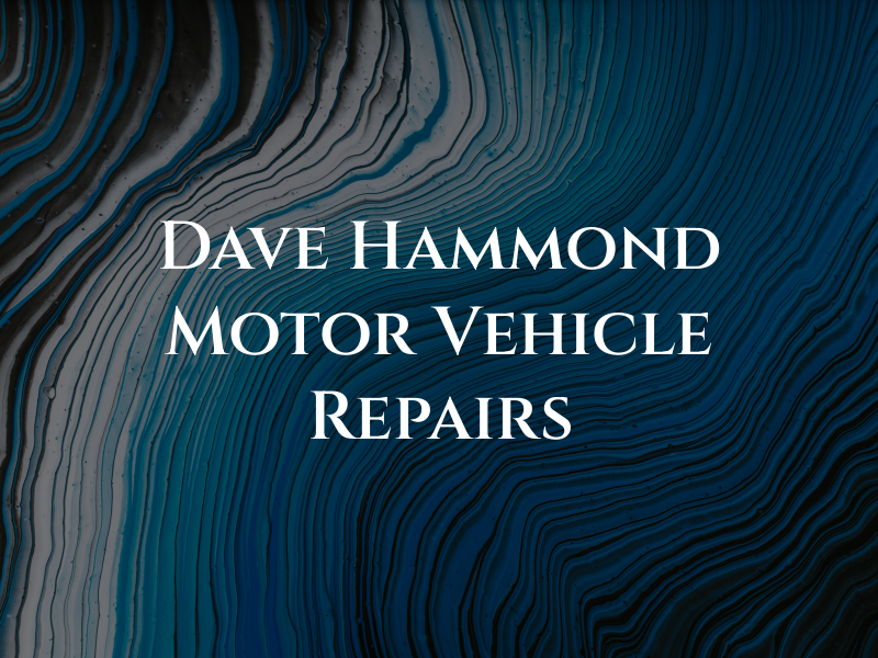 Dave Hammond Motor Vehicle Repairs