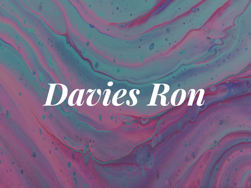 Davies Ron