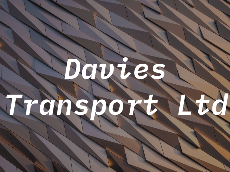 Davies Transport Ltd