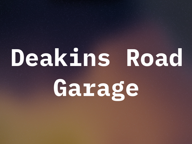 Deakins Road Garage