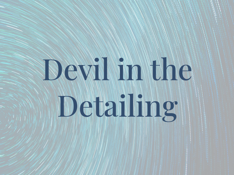 Devil in the Detailing