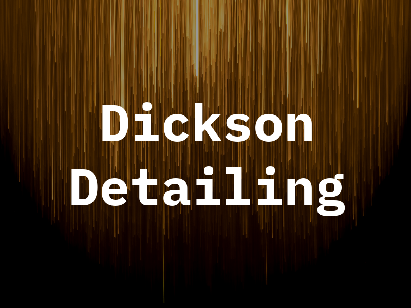 Dickson Detailing