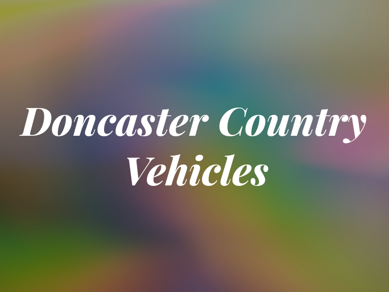Doncaster Country Vehicles