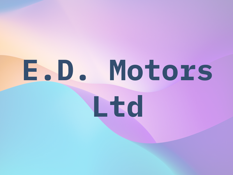 E.D. Motors Ltd