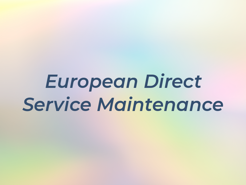 European Direct Service & Maintenance Ltd