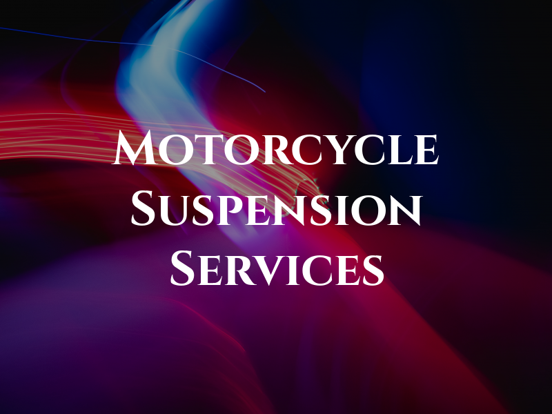 ECS Motorcycle Suspension Services