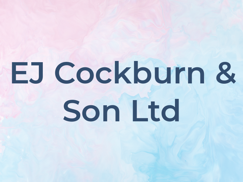 EJ Cockburn & Son Ltd