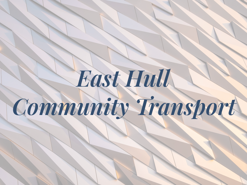 East Hull Community Transport