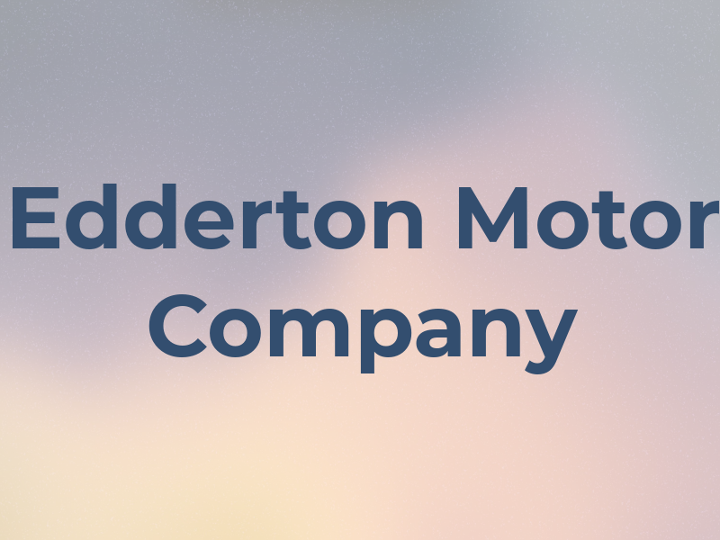 Edderton Motor Company