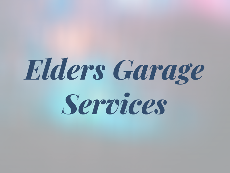 Elders Garage Services