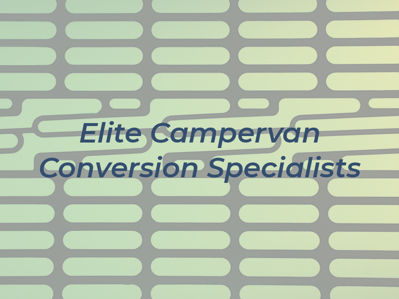 Elite 4x4 & Campervan Conversion Specialists