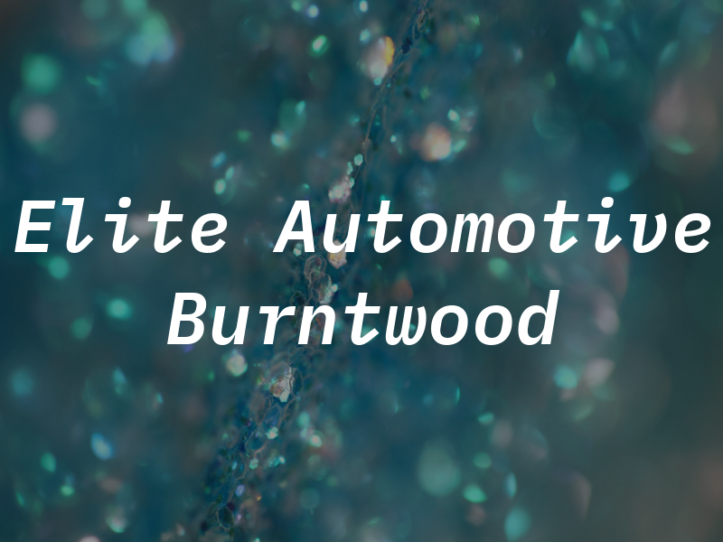 Elite Automotive Burntwood Ltd