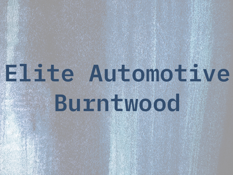 Elite Automotive Burntwood Ltd