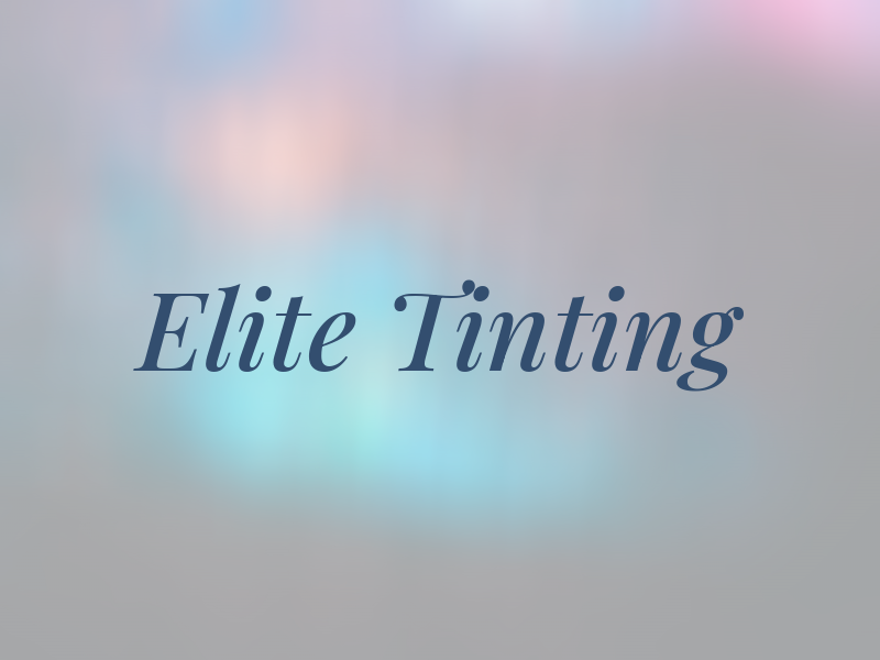 Elite Tinting