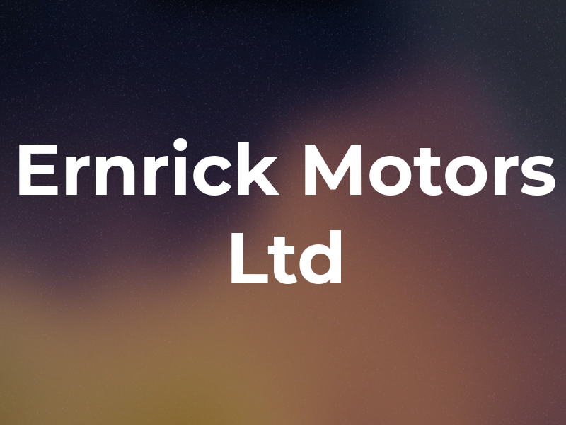 Ernrick Motors Ltd