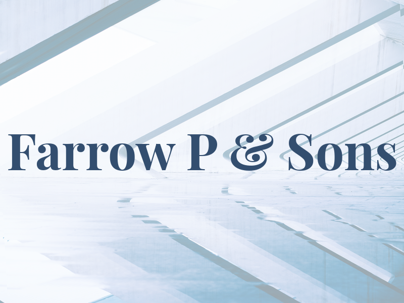 Farrow P & Sons