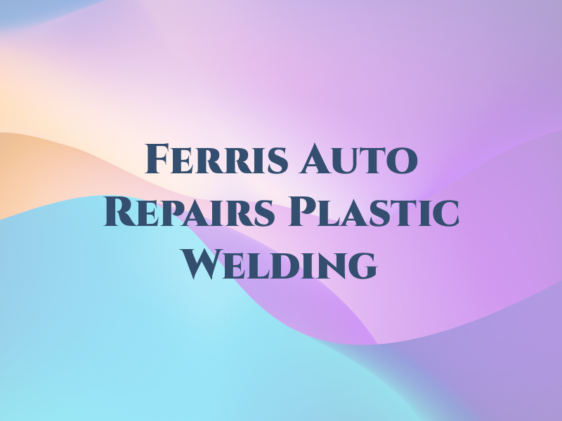 Ferris Auto Repairs & Plastic Welding