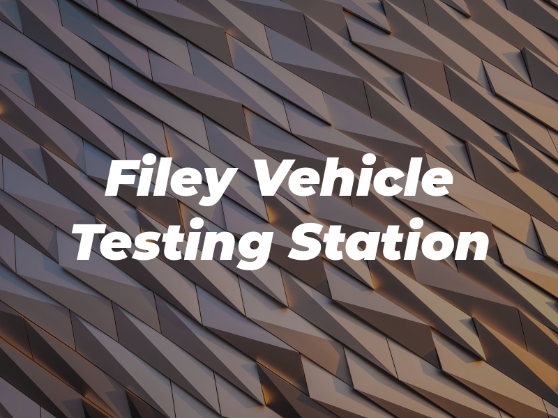 Filey Vehicle Testing Station